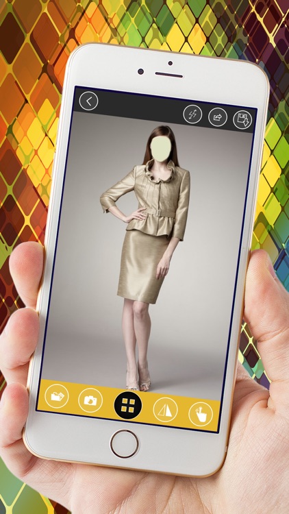 Elegant Women Suit Photo Montage