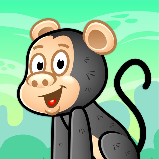 Cartoon Chimp Bubble Popper - FREE - multi-level forest adventure icon