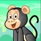 Cartoon Chimp Bubble Popper - FREE - multi-level forest adventure