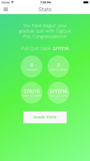 CigQuit Pro: Quit Smoking and Go Smoke Free(圖1)-速報App