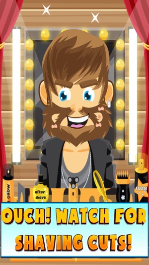 Celebrity Shaving Hair Makeover Free Kids Games(圖2)-速報App