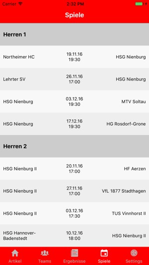 HSG Nienburg(圖4)-速報App