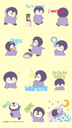 Penguin Bo Animated Bird Stickers for Text Message(圖3)-速報App