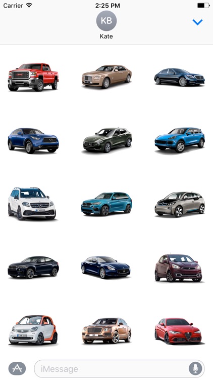 3D Cars Stickers screenshot-3