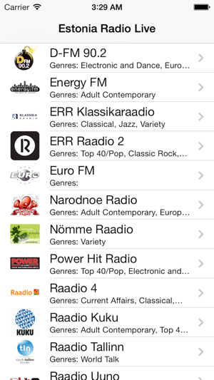 Estonia Radio Live Player (Eesti Raadio/