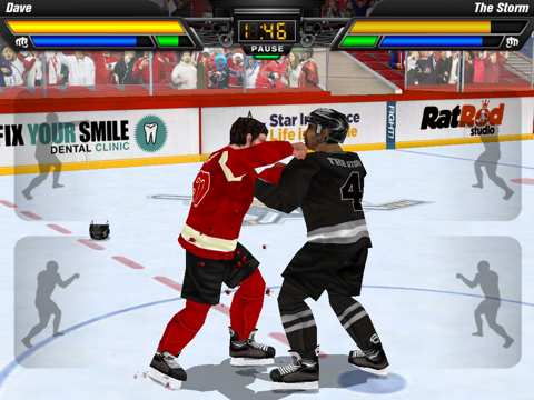 Hockey Fight Lite на iPad