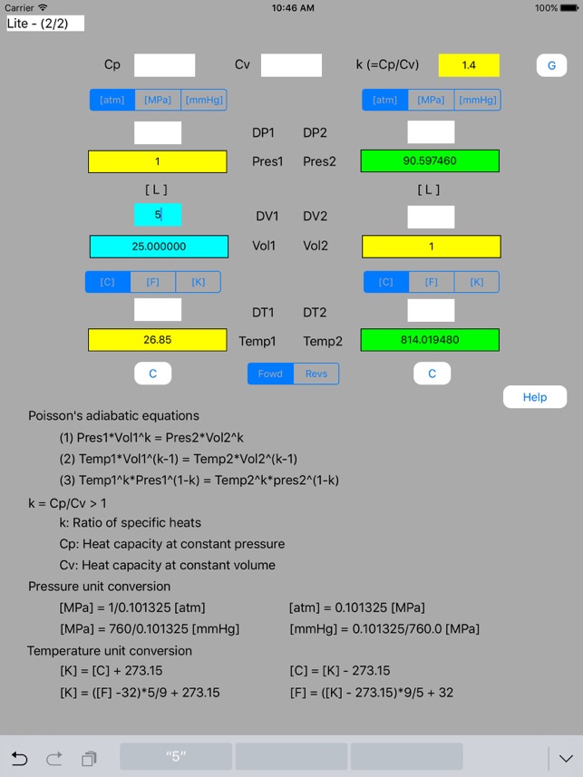 Adiabatic Calculator Lite(圖5)-速報App