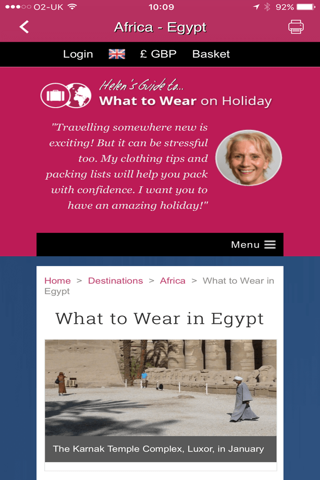 Helen’s Guide to What to Wear on Holiday (EN) screenshot 3