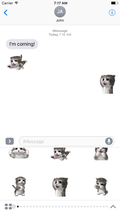 Cat Cute Sticker screenshot-3