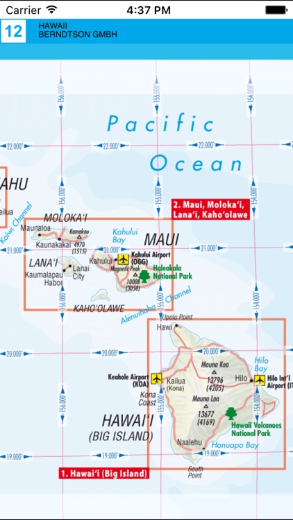 Hawaiian Islands. Road map. screenshot-4
