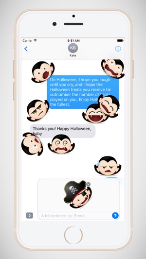 Little Vampire for Halloween - Fx Sticker(圖5)-速報App