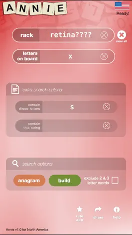 Game screenshot Annie - Anagrammer & Word Search (US) mod apk