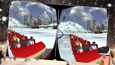 VR - Winter Tourist Roller Coaster Simulator Freeのおすすめ画像5