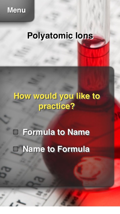 Chemistry Formula Practice Free