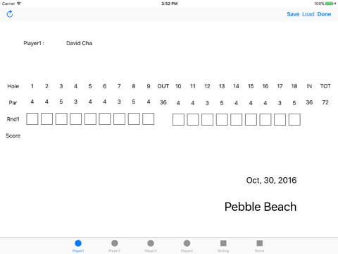 Golf Scorecard for Group screenshot 3