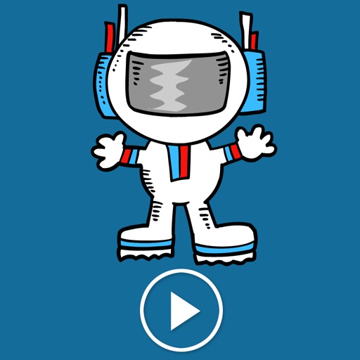Animated Doodle Outer Space Stickers iOS App