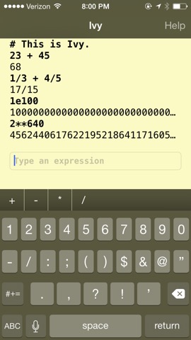 Ivy big number calculatorのおすすめ画像1