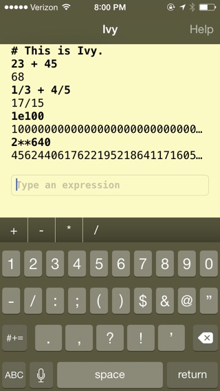 Ivy big number calculatorのおすすめ画像1