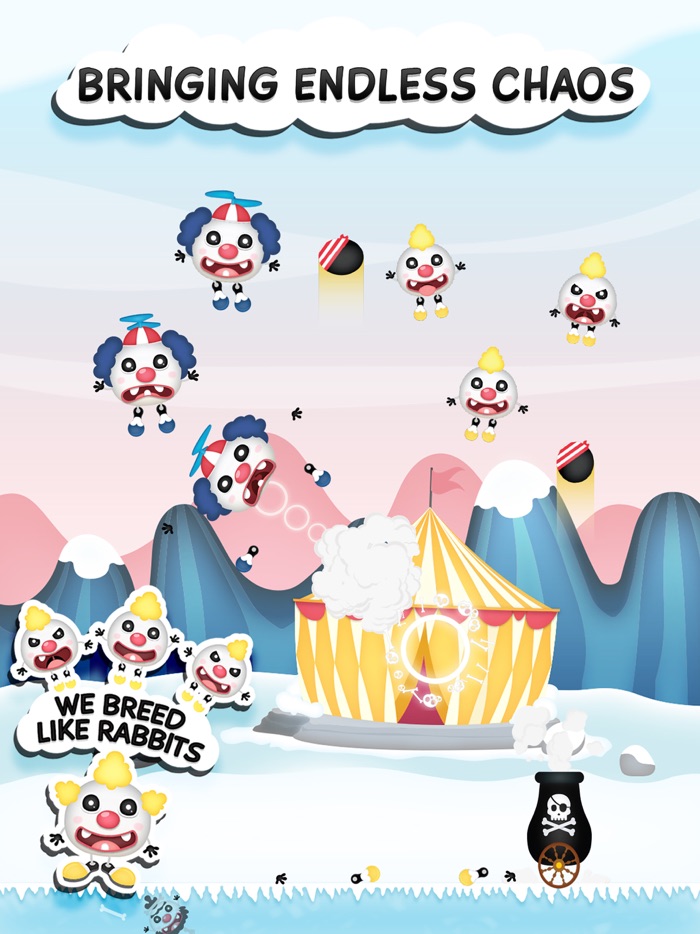 Clowny Rain - Endless Arcade Shooter