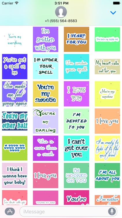 Animated Love Message Gif Stickers