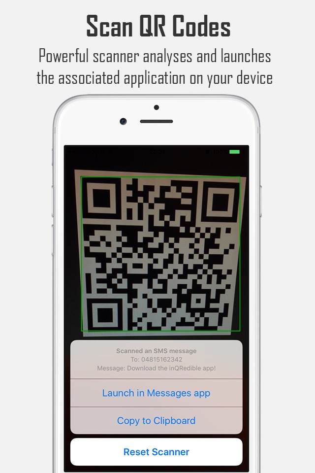 inQRedible - QR Code Reader and Creator screenshot 2
