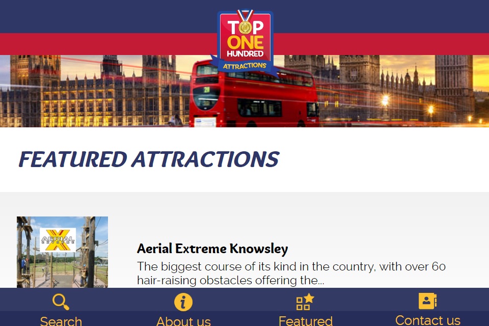 England Top 100 Attractions screenshot 2