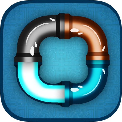 Plumber & pipes icon
