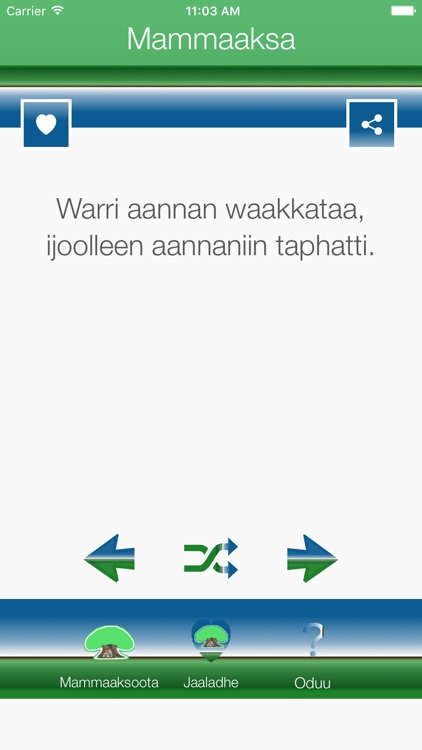 Oromo Proverbs - Mammaaksa Afaan Oromoo