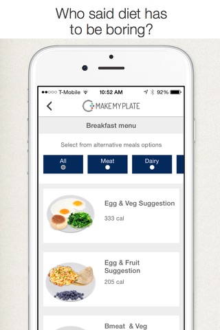 MakeMyPlate - Weight loss & healthy diet meal plan screenshot 3