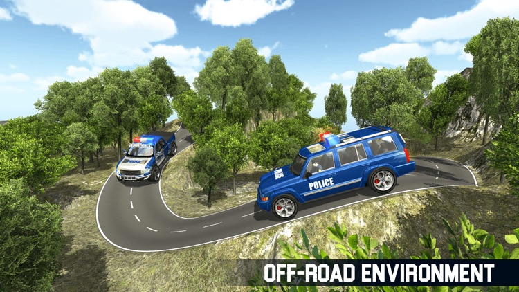 Offroad Jeep Police Hill Climb Rescue screenshot-3