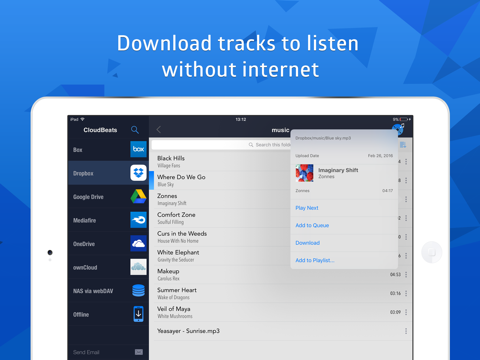 CloudBeats: Cloud Music Player screenshot 4