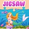 Mermaids Princess and marine animals live happily together in this wonderful jigsaw puzzle