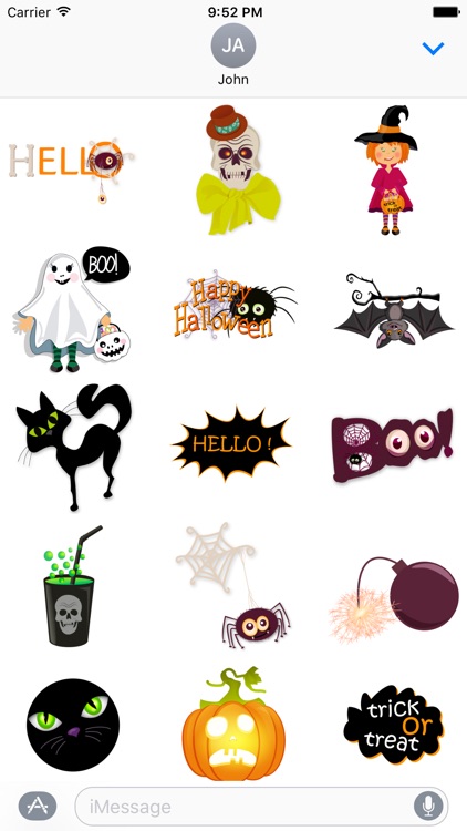 Halloween is fun - witches, spiders, pumpkins