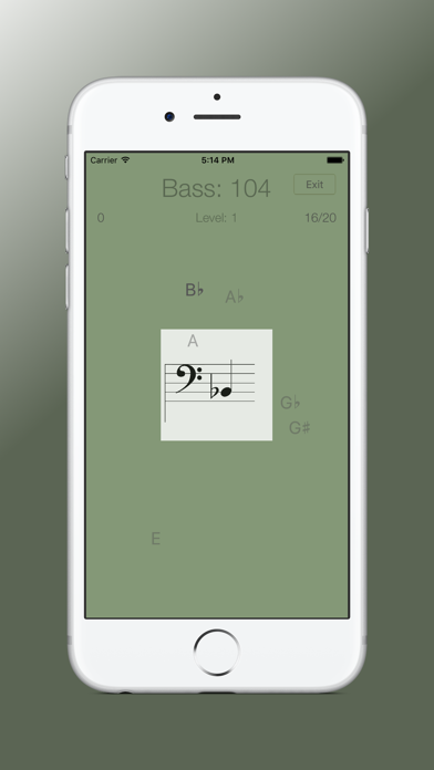 Sheet Music Trainer Bass screenshot1