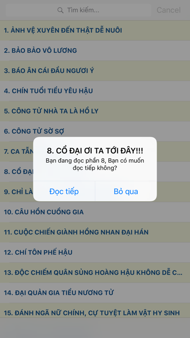 How to cancel & delete Truyện Ngôn Tình Xuyên Không - Xuyen Khong Offline from iphone & ipad 1