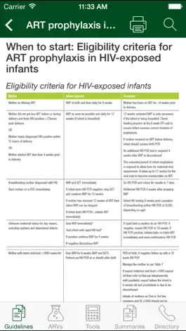 Game screenshot HIV Clinical Guide apk