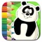 Kids Special Panda Game Coloring Page Free Version