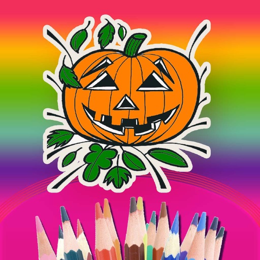 Halloween Coloring Book For Kids To Draw Or Paint iOS App