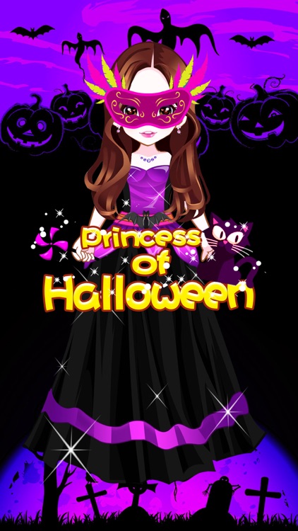 Princess of Halloween - Dress Up Games for kids screenshot-3