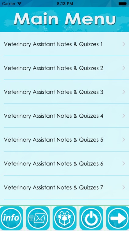 Veterinary Assistant Test Bank App-Terms & Quizzes