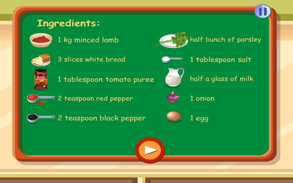 Tessa’s Kebab – learn how to bake your kebab in this cooking game for kids screenshot 3