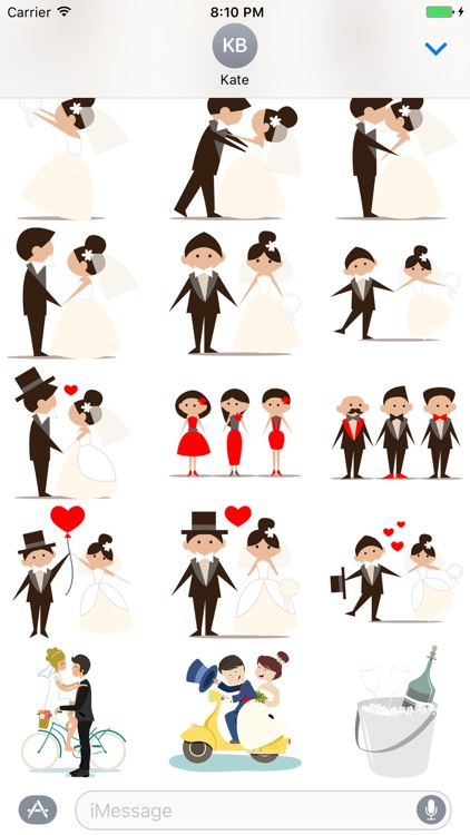 Wedding sticker