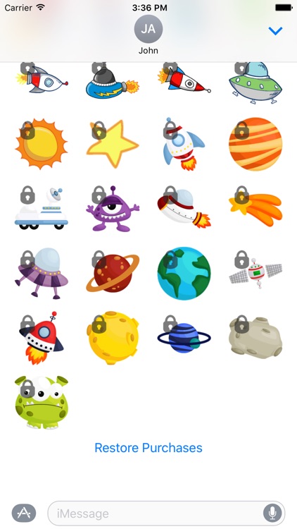 Space Sticker Set