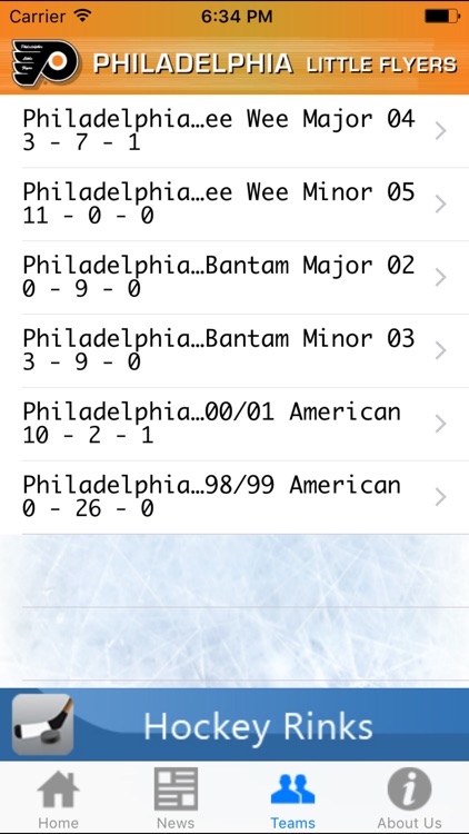Philadelphia Little Flyers Hockey