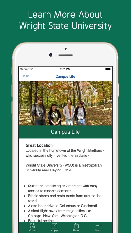 Wright State University - Prospective Students App