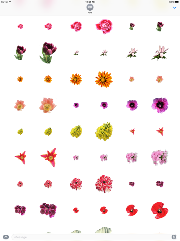 Screenshot #5 pour Flower Stickers 花貼紙