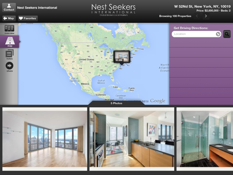 Nest Seekers Intl for iPad screenshot 3