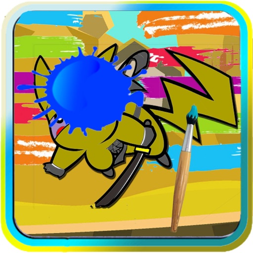 Color For Kids Game Pikachu Version icon