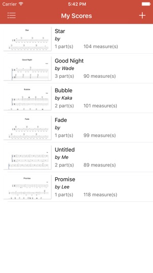 Guitar Notation-吉他譜、貝司譜、六線譜作曲家