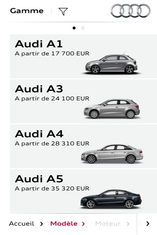 Audi Configurateur screenshot 2